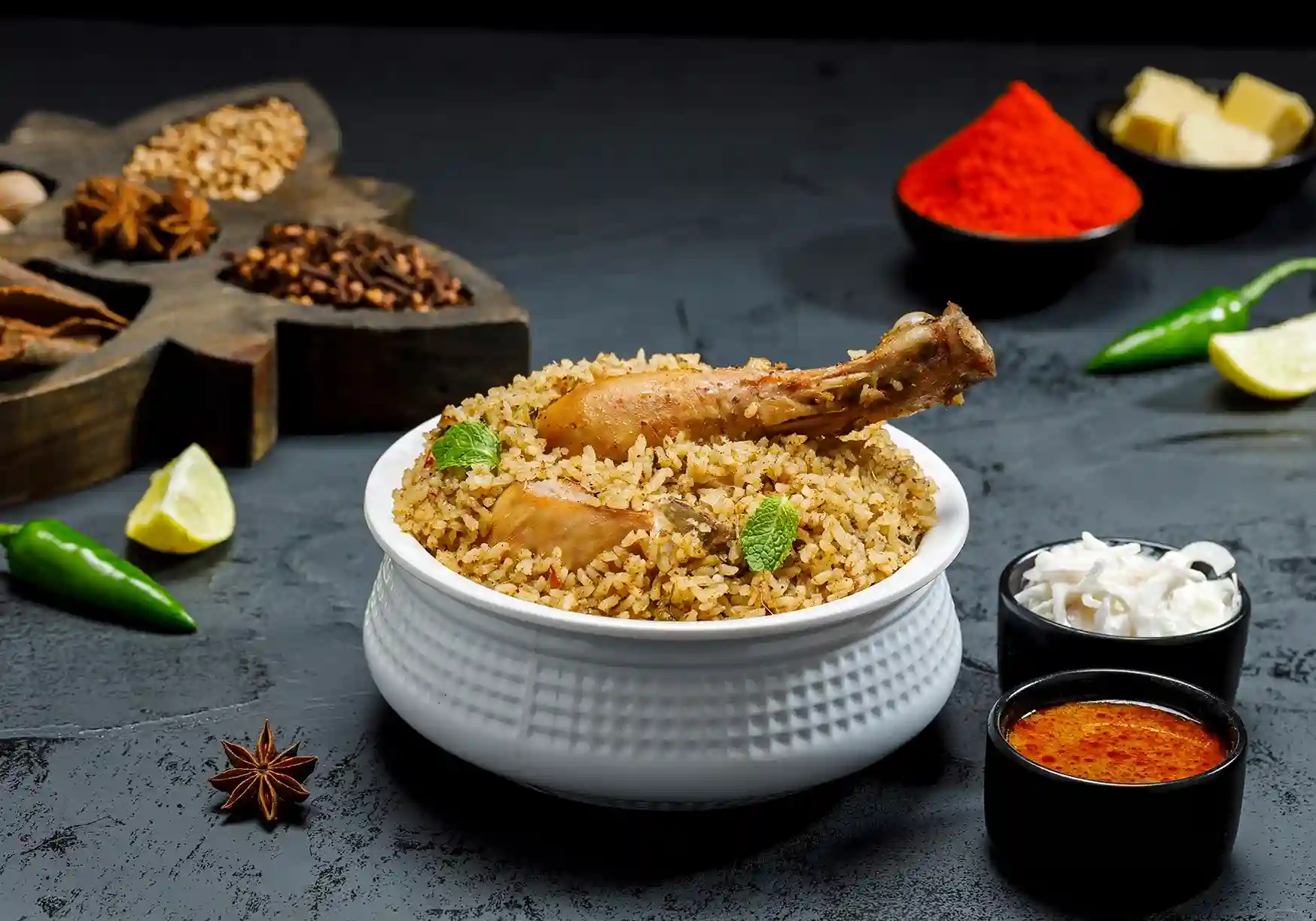 Chicken Biryani Jadavpur; The Red Palate