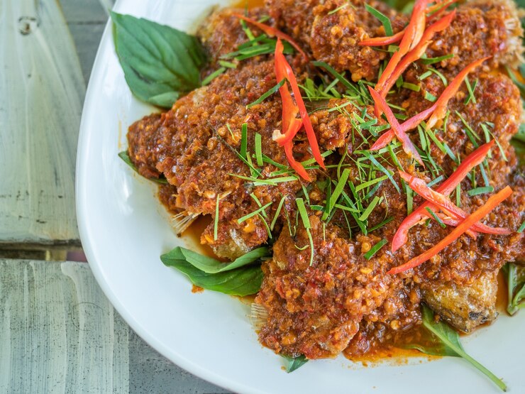 Hot Garlic Fish At Jadavpur