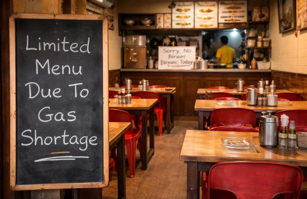 LPG Gas Crisis in Kolkata Is affecting the Food Industry