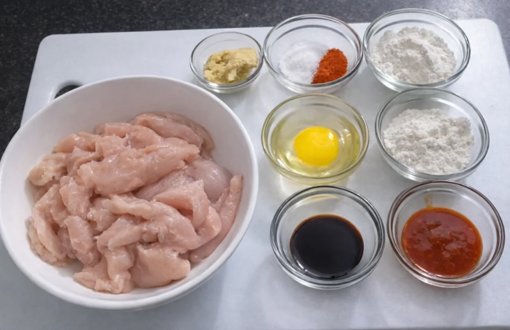 Ingredients Require for Restaurant-style Schezwan Chicken at Home