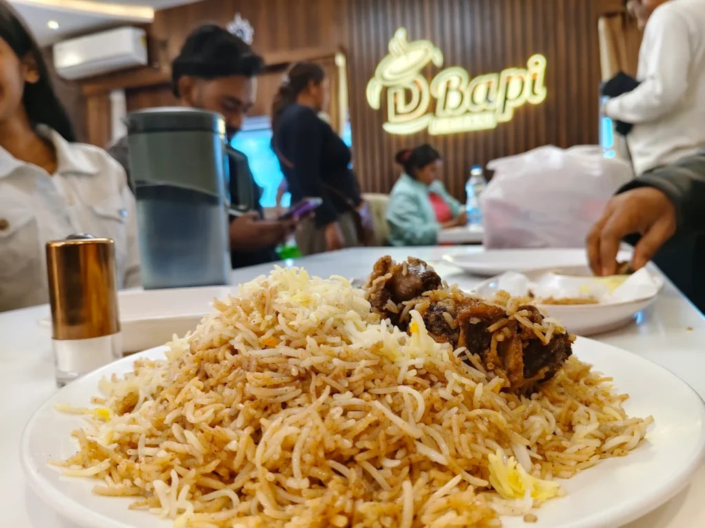 D Bapi Biriyani in Barrackpore: Reason Why is Barrackpore famous for biryani?