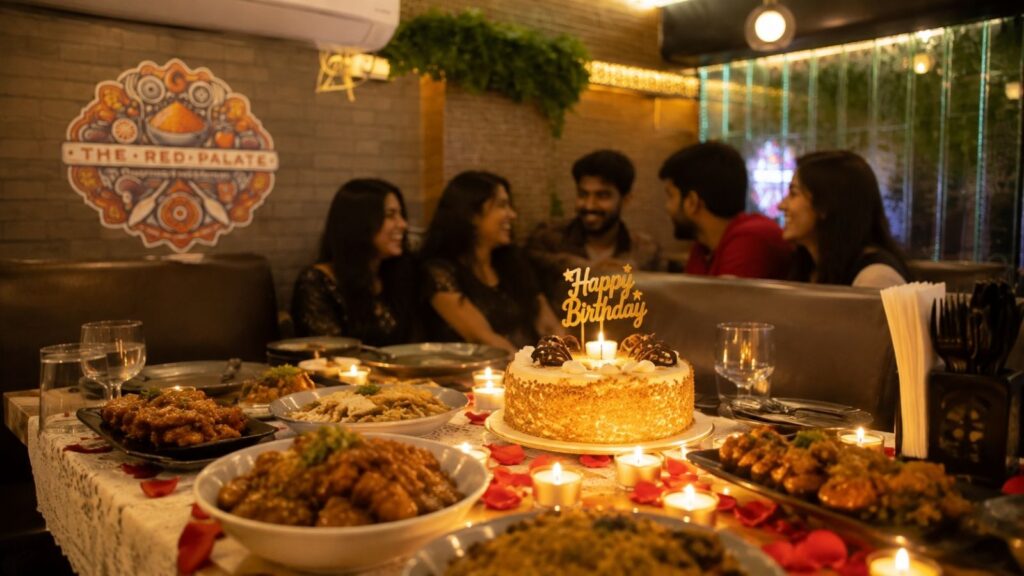 Best restaurants in South Kolkata for birthday celebration — The Red Palate Jadavpur