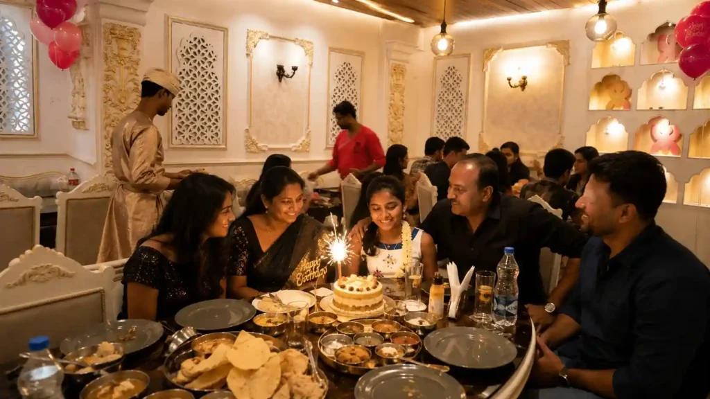 Bhooter Raja Dilo Bor Jadavpur — themed Bengali restaurant birthday dinner South Kolkata